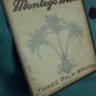New Green 100% Silk XXL large Shirt Button Montego Mon Hula three palm brand