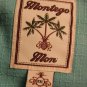New Green 100% Silk XXL large Shirt Button Montego Mon Hula three palm brand