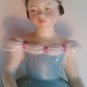 Royal Doulton Porcelain Figurine The Bridesmaid Lite Blue Dress HN2196 Corp 1959