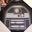 Disney Star Wars R2D2 Last Jedi Glass Framed Hanging Wall Art 10" X 10" Print