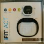 iFit Act Activity Tracker Bracelet s-m Black Two Size Rubber Bands pod and band