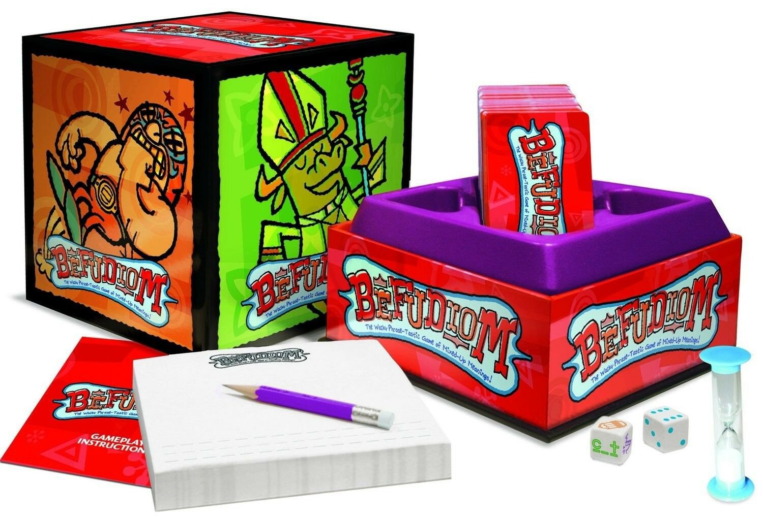 Brand New Sealed Befudiom Board Game Waky Phrase Act Draw Shout Spell It!! TOY