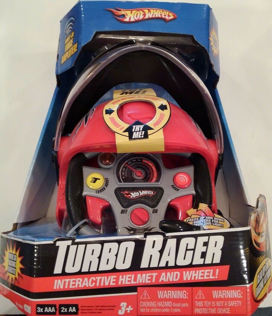 Hot Wheels Turbo Racer Interactive Lights Over 30 Sounds Ampified Microphone