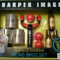 SHARPER IMAGE,10 PC OUTDOOR SLINGSHOT TARGET SHOOTING GAME,W/ SOFT FOAM BALLS,8+