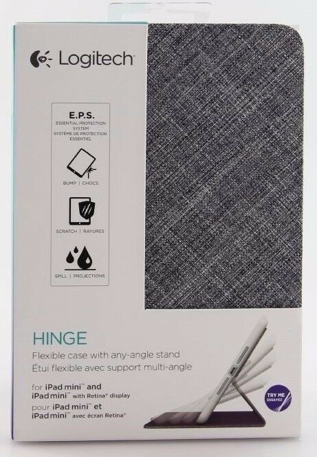 Logitech Hinge Flexible Case with Any Angle Stand Apple iPad Mini Retina Display