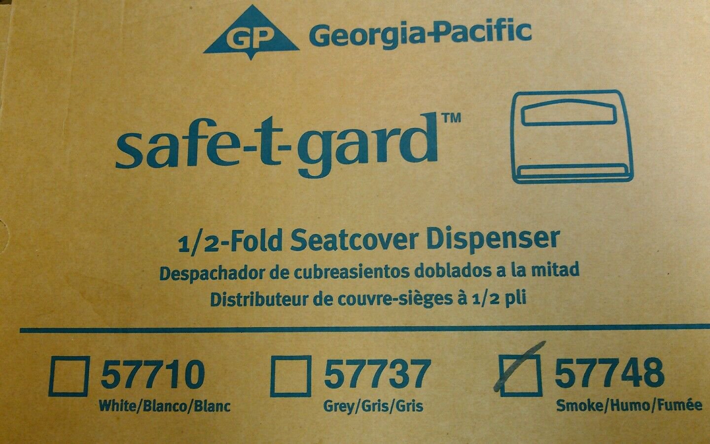 Pacific Safe T Gard Toilet Seat Cover Dispenser Black Plastic