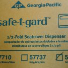 Georgia Pacific Safe T Gard Toilet Seat Cover Dispenser Black Plastic GEP 57748