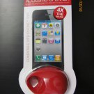 VIBE RED ACOUSTIC SPEAKER  IPHONE 4/4S & more 4X Amplifies the SOUND NO BATTERYS