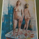 Portrait picture artist rendition nude naked women frontal mirror Dre Auch? 2014