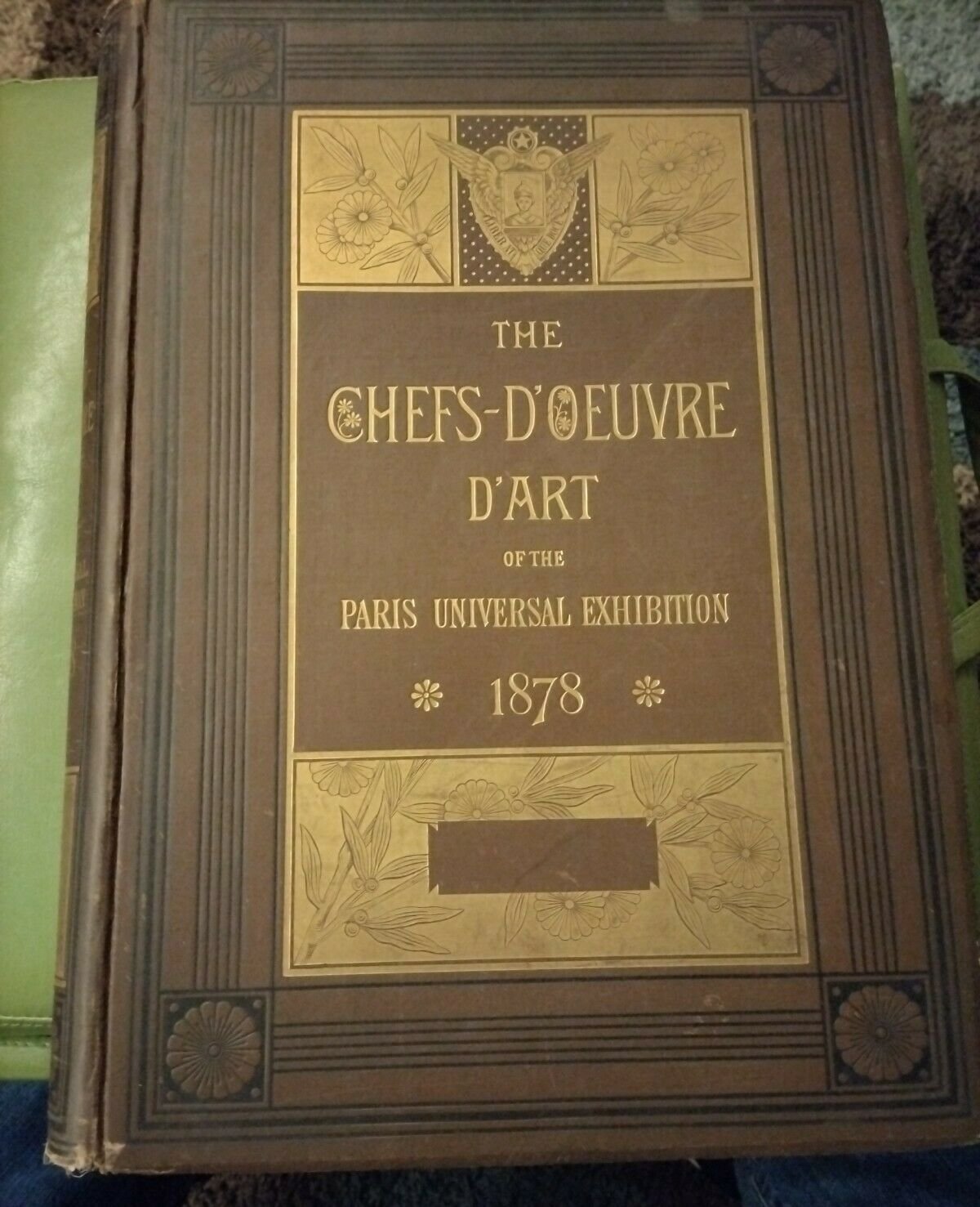 ANTIQUE Edward STRAHAN Chefs-d'Oeuvre d'Art Paris Universal Exhibition 1878 BOOK