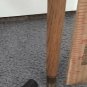 HTF Antique Vintage WS Heavy SOLID BRASS Knob Handle CANE oak walking stick 35"
