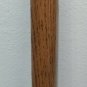 HTF Antique Vintage WS Heavy SOLID BRASS Knob Handle CANE oak walking stick 35"