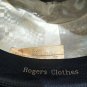 Nice Buckley Vintage black mens Hat Rogers Clothes Fur Blend 7 1/4 187-1 London