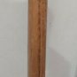 Oval Antique Vintage WS Heavy SOLID BRASS top Handle CANE oak walking stick 35"