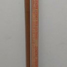 Antique Vintage WS Heavy SOLID BRASS top Handle CANE oak walking stick 35 3/8"