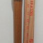 Antique Vintage WS Heavy SOLID BRASS top Handle CANE oak walking stick 35 3/8"
