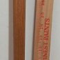 Antique Vintage WS Heavy SOLID BRASS top Handle CANE oak walking stick 35 3/8"