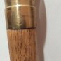 WEP Antique Vintage "Bell Ringer" Heavy SOLID BRASS Knob CANE oak walking stick