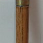 WEP Antique Vintage "Bell Ringer" Heavy SOLID BRASS Knob CANE oak walking stick