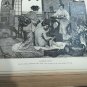 Vintage Large Antique The Art Treasures of American Strahan illustrations book