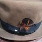 Canters Brown mens Vintage Smart Hat Fedora Bowler 7 3/8 Etchison since 1886