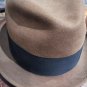 Canters Brown mens Vintage Smart Hat Fedora Bowler 7 3/8 Etchison since 1886