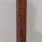 Dark Antique Vintage WS Heavy SOLID BRASS top Handle CANE oak walking stick 35"