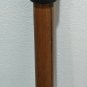 WOW! Antique Vintage WS Heavy SOLID BRASS Handle CANE oak walking stick 35 1/8"