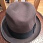 Knox New York Vintage Premier Fedora Hat Brown 7 1/4 Beautiful mens Neil Jersey