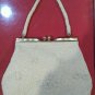Hot Vintage White Beaded small elegant Purse Handbag Pocketbook bag pearl clasp
