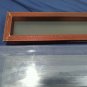 Used REAL GLASS with CHERRY WOOD BASEBALL BAT Mirrored DISPLAY CASE 3 foot 36"