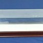 Chiped REAL GLASS with CHERRY WOOD BASEBALL BAT Mirrored DISPLAY CASE 3 foot 36"