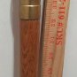 Antique Vintage WS Heavy SOLID BRASS top Handle CANE oak walking stick 35 1/4"