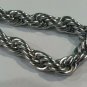 24" Stainless Steel Chisel 4.0mm White Rope Chain Necklace Jewelry Lobster Clasp