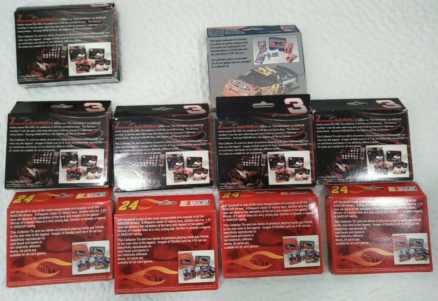 20 decks DALE EARNHARDT Playing Cards 2 Sealed Decks In Collectible