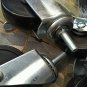 3" Heavy Duty Caster Wheels Locking Metal Swivel threaded stem Rubber Set of 16