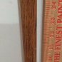 NICE Antique Vintage WS Heavy SOLID BRASS top Handle CANE oak walking stick 35"