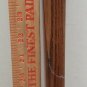 Antique Vintage WS Heavy SOLID BRASS top Handle CANE oak walking stick 35 1/8"