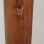 Wood Collectable Antique Vintage WS Heavy SOLID BRASS CANE oak walking stick 35"