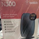 Belkin N300 Wi-Fi N Router 300 Mbps 4-Port 10/100 2.4 GHz Wireless  Brand New