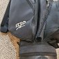 New IZZY BLACK 14 Way Golf Club Cart Bag Straps Putter Hole Zipper Compartments