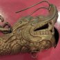 Vintage OLD 20" Rare Tibetan Buddhist Copper Brass Dragon Horn Trumpet Artifact