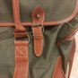 Green & Brown Zippered Johnnie Walker Whisky Traveller Leather Duffel Bag Rustic