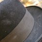 1940's Saks Fifth Ave vintage black fedora style hat hatter US size 7 1/4 Fred