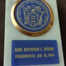 Vintage 1974 New Jersey Governor Brendan T. Byrne Inaugurated Paperweight LGB