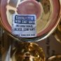 11 Vintage International Silver Company 23KT Gold Plated Champagne Goblets Dish