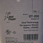 Wattstopper DT-200 Dual Version 2 TechOccupancy Sensor 24Vdc Corner Mount 40 Khz