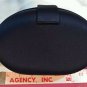 Vintage Vanessa Black Satin Evening Bag Clutch strap antique oval snap magnetic