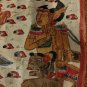 Large Vintage BALI RAMAYANA TRADITIONAL Hand Painted Canvas Fabric Artwork Art