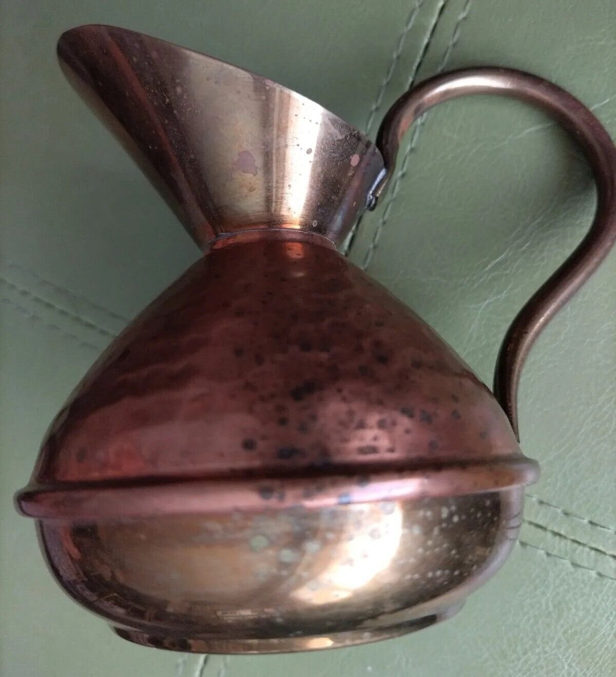 Dutch Copper & Brass Watering Can Made in Holland 1960's Vintage Rare Rustic old